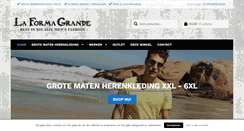 Desktop Screenshot of laformagrande.nl